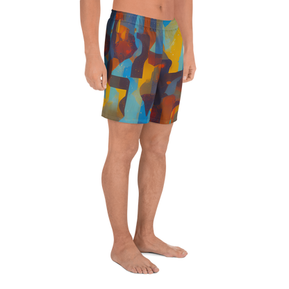 Men's Athletic Shorts - Cubist Dusk