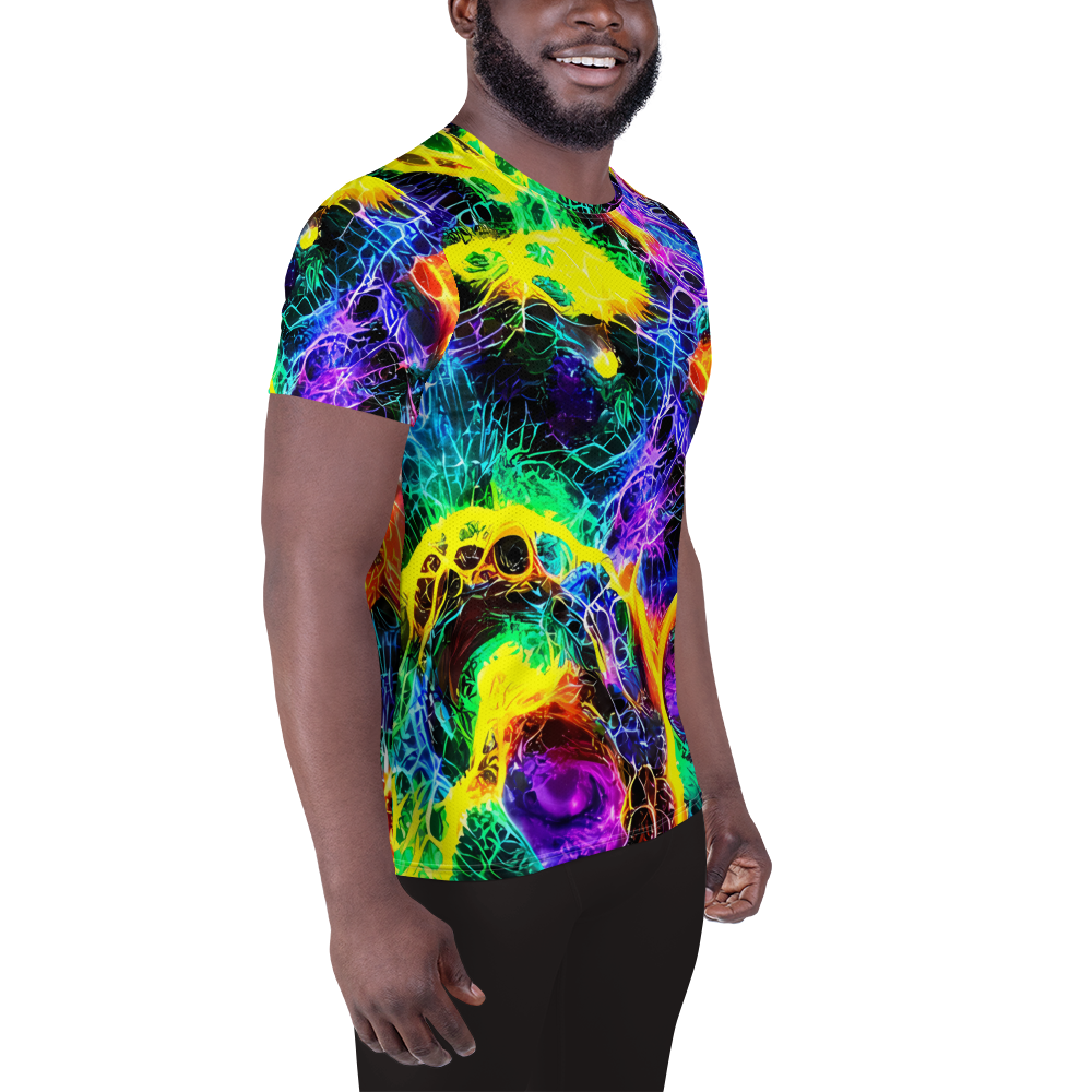 Men's Athletic T-Shirt - Vivid Veil