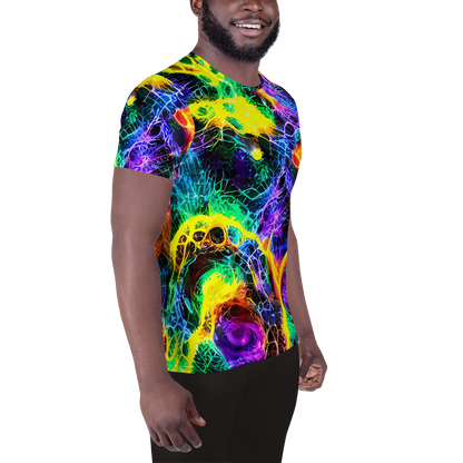 Men's Athletic T-Shirt - Vivid Veil