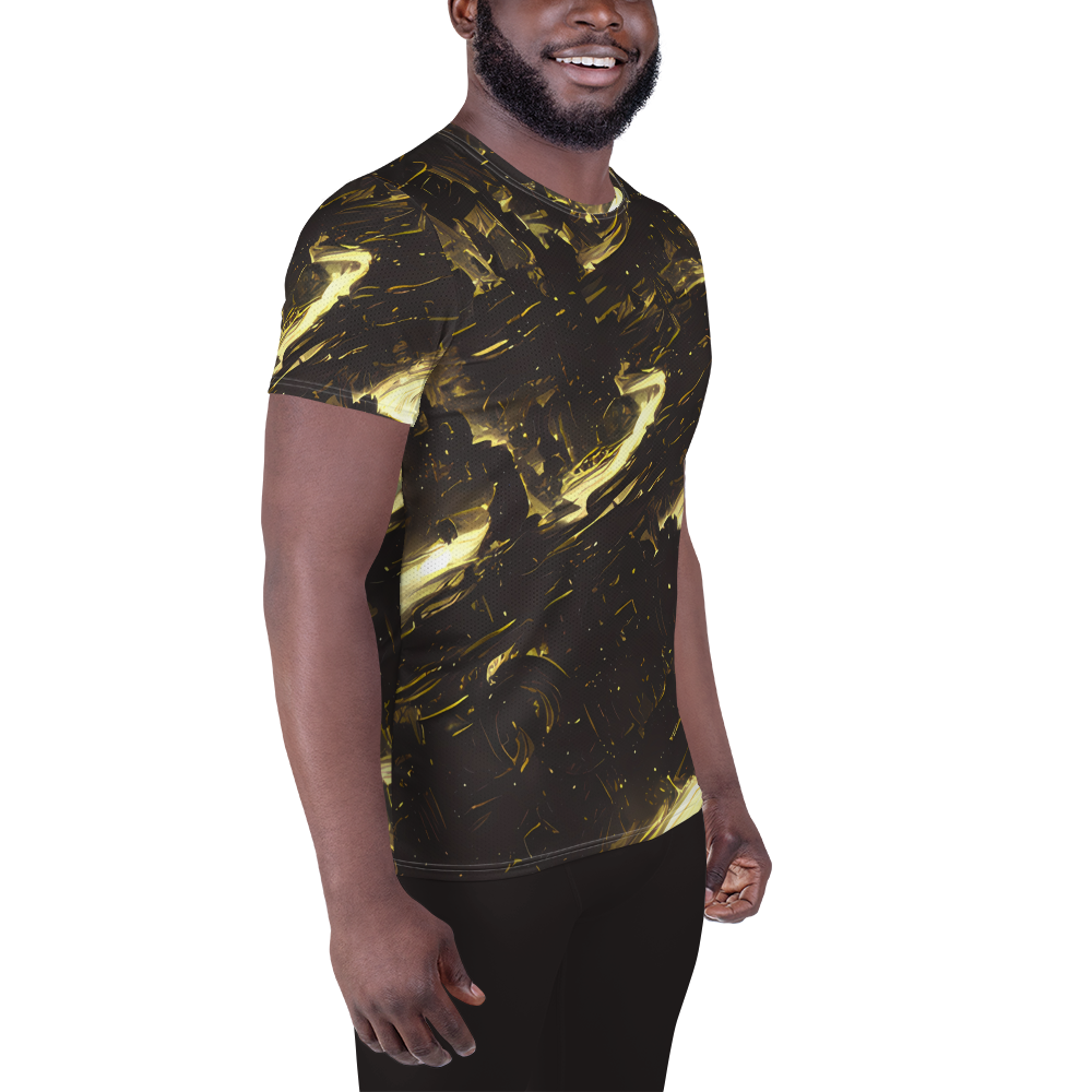 Men's Athletic T-Shirt - Oceanic Echo