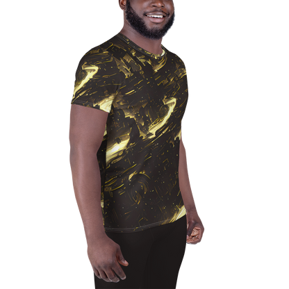 Men's Athletic T-Shirt - Oceanic Echo