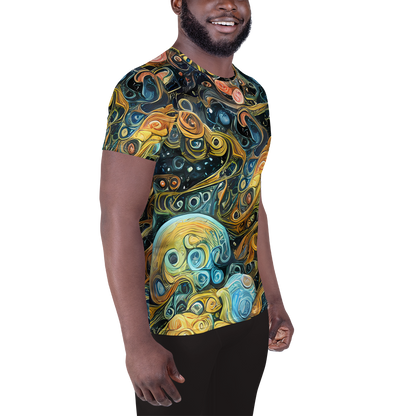 Men's Athletic T-Shirt - Wild Cosmos