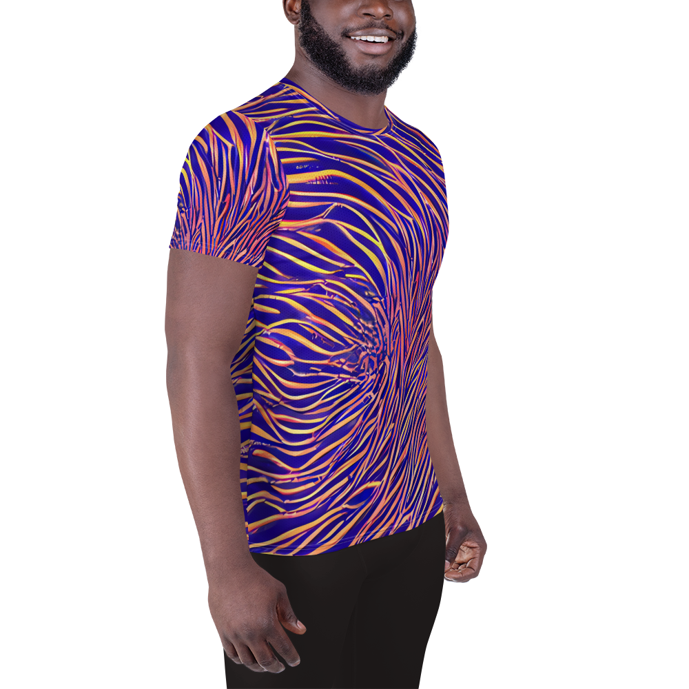 Men's Athletic T-Shirt - Vortex Strands