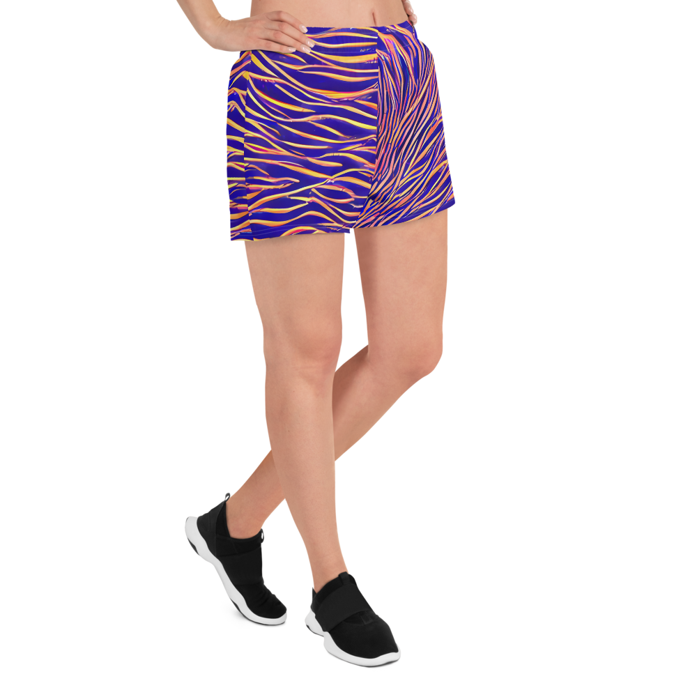 Women’s Athletic Shorts - Vortex Strands