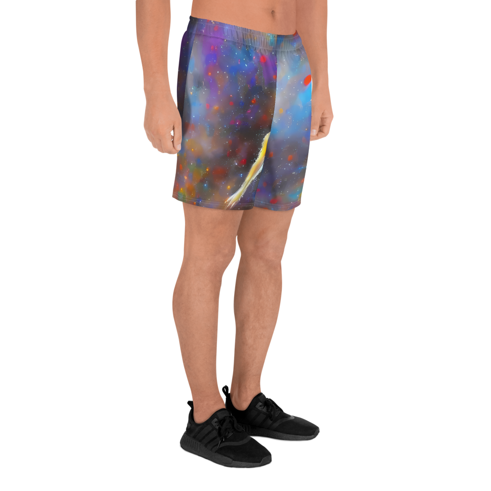 Men's Athletic Shorts - Impressionist Drift