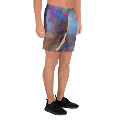 Men's Athletic Shorts - Impressionist Drift