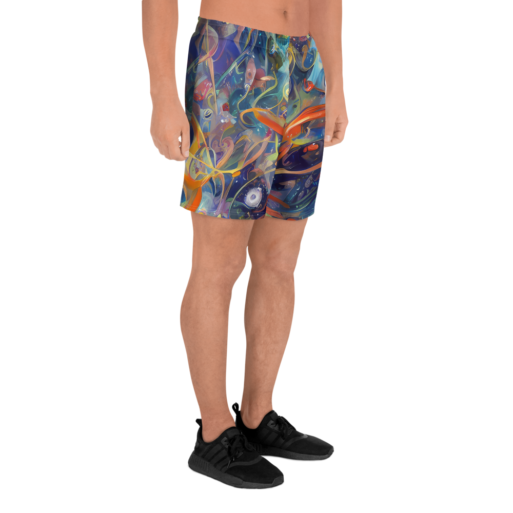 Men's Athletic Shorts - Spectral Swathe