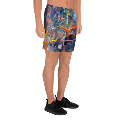 Men's Athletic Shorts - Spectral Swathe