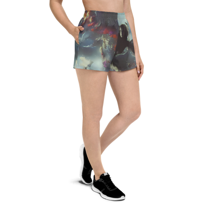 Women’s Athletic Shorts - Cosmic Dancer