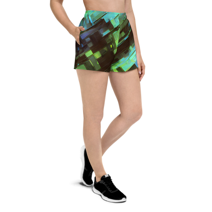 Women’s Athletic Shorts - Cyber Shard