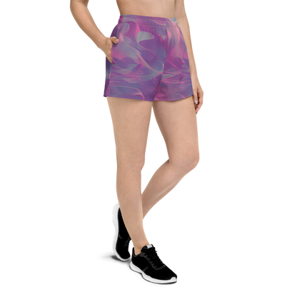 Women’s Athletic Shorts - Dreamscape Swirl
