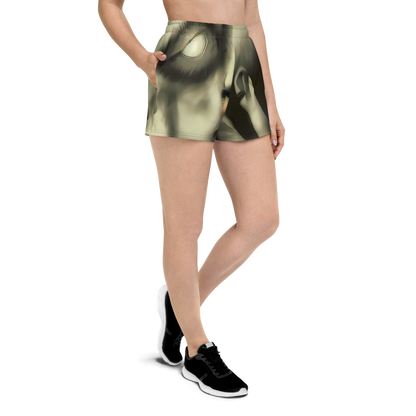 Women’s Athletic Shorts - Newtonian Whisper