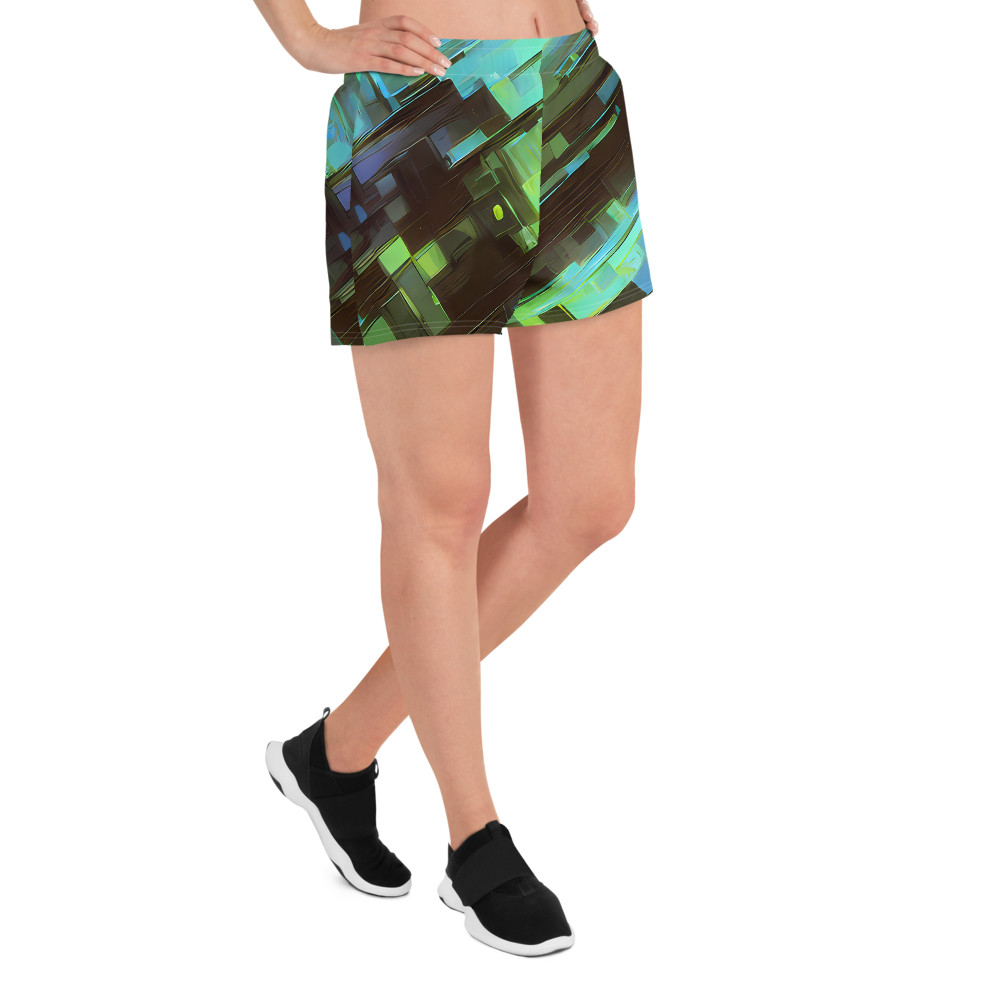Women’s Athletic Shorts - Cyber Shard