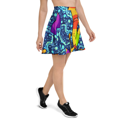 Skater Skirt - Cosmic Siblings