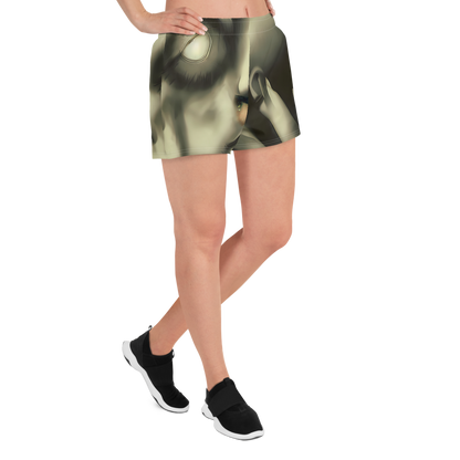 Women’s Athletic Shorts - Newtonian Whisper