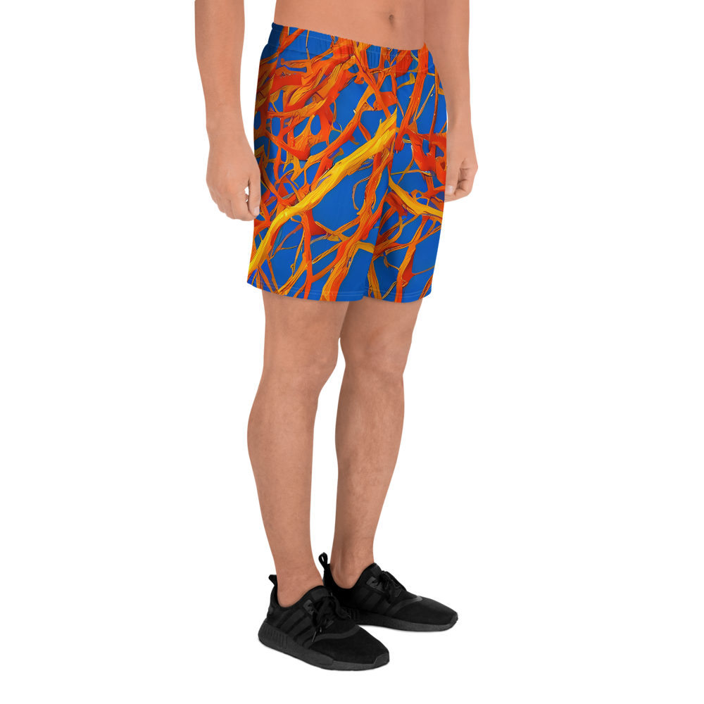 Men's Athletic Shorts - Vivid Plexus