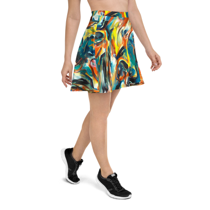 Skater Skirt - Chromatic Vortex