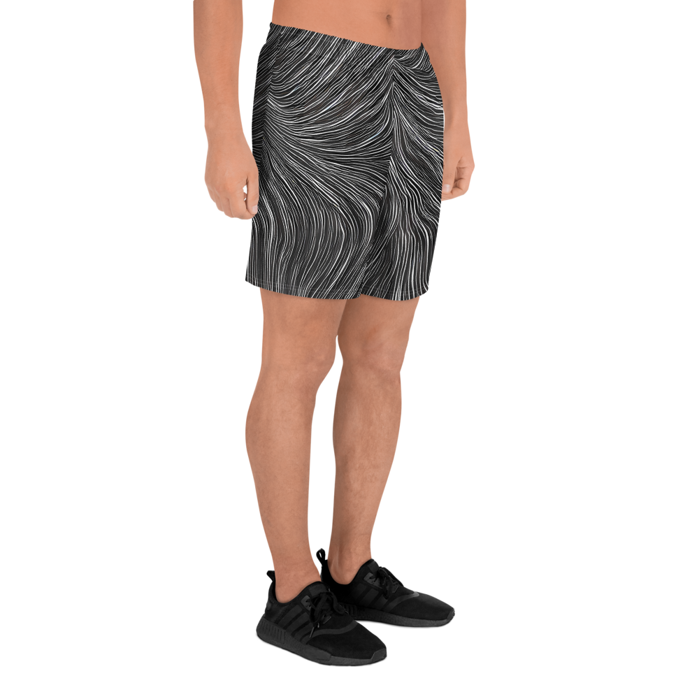 Men's Athletic Shorts - Wirth Waves
