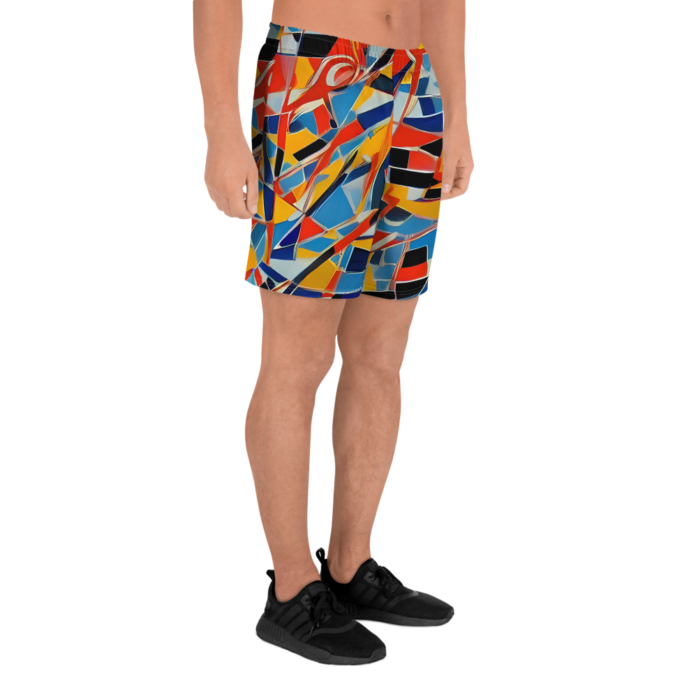 Men's Athletic Shorts - Abstract Mingle