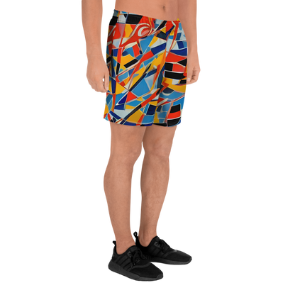 Men's Athletic Shorts - Abstract Mingle