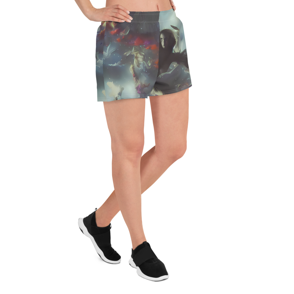 Women’s Athletic Shorts - Cosmic Dancer