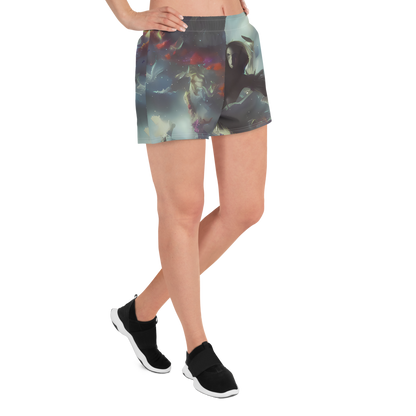 Women’s Athletic Shorts - Cosmic Dancer