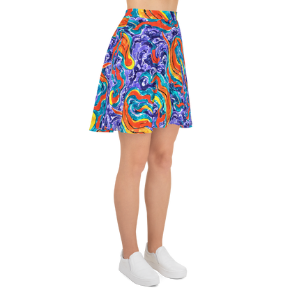 Skater Skirt - Galactic Waves