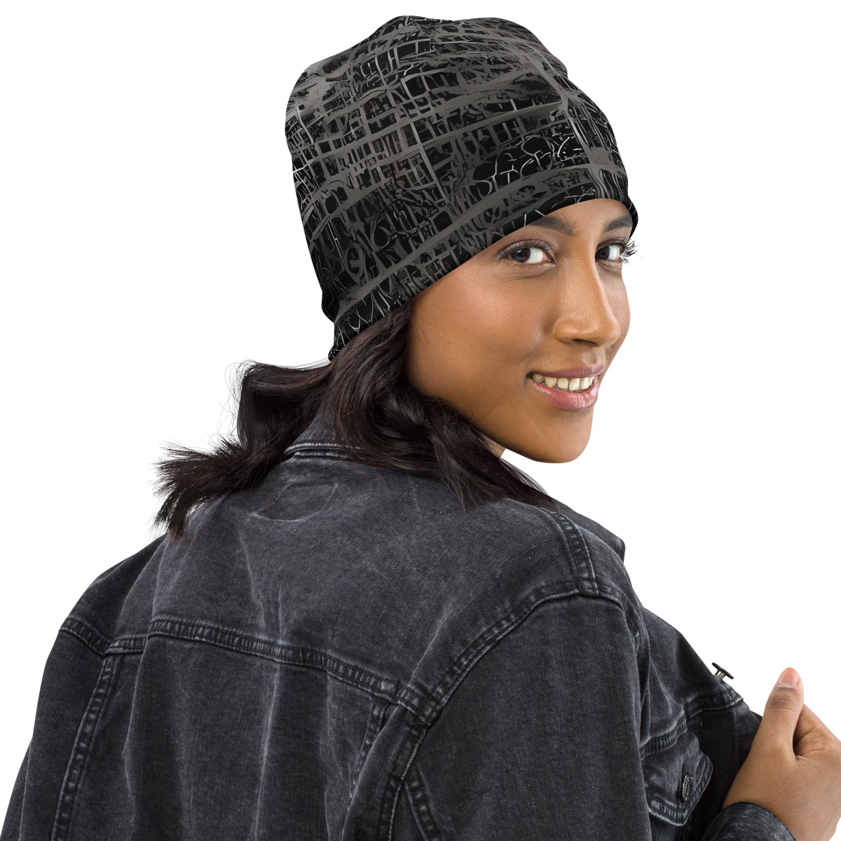 Beanie - Monochrome Mesh