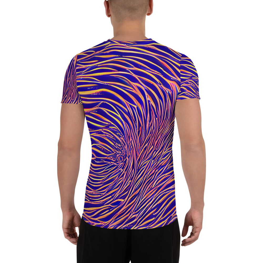 Men's Athletic T-Shirt - Vortex Strands