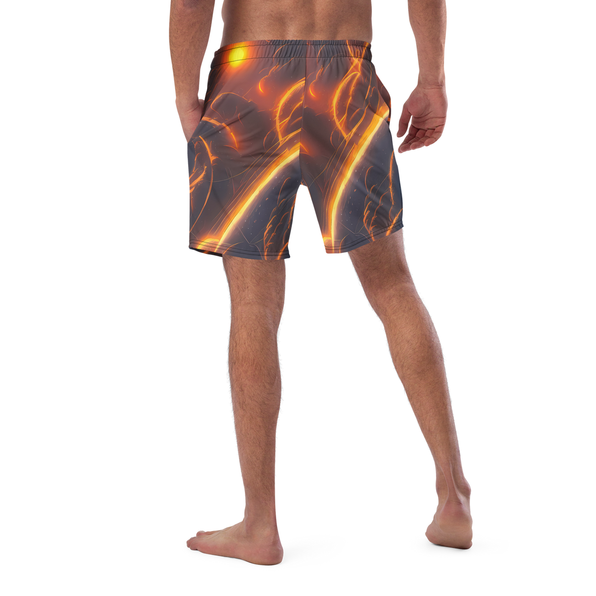 Swim Trunks - Inferno Spirals