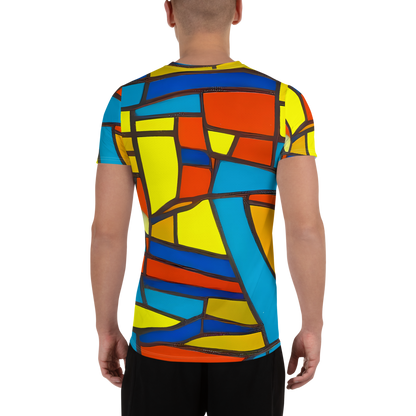 Men's Athletic T-Shirt - Mondrian Mesh