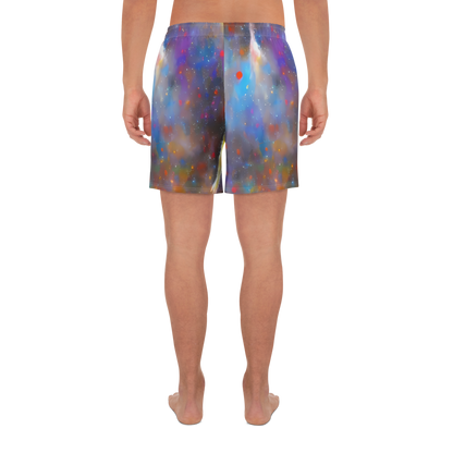 Men's Athletic Shorts - Impressionist Drift