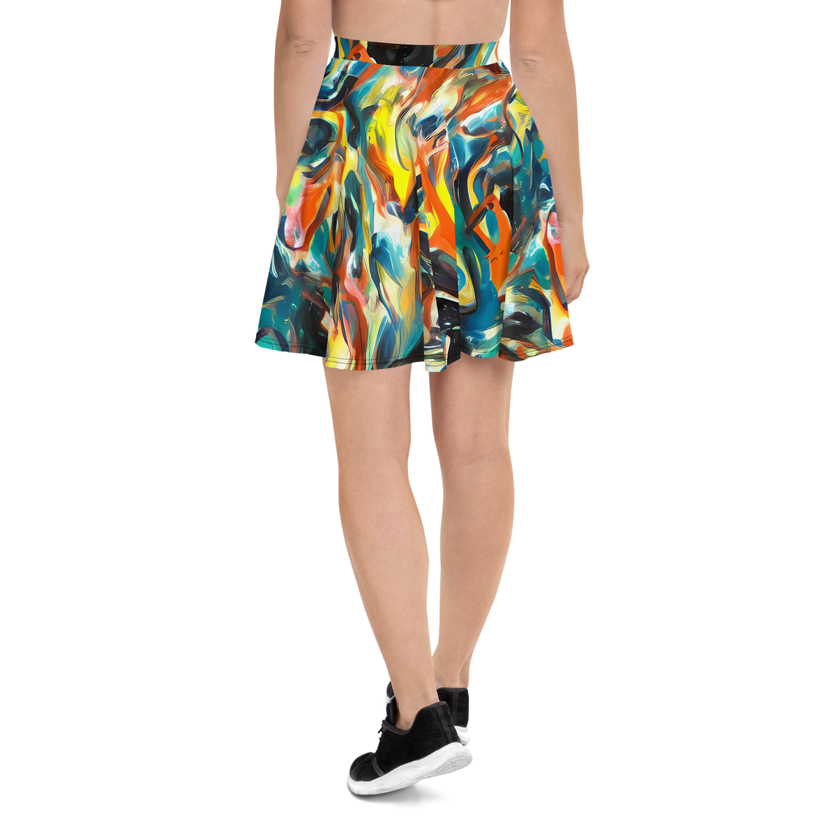 Skater Skirt - Chromatic Vortex