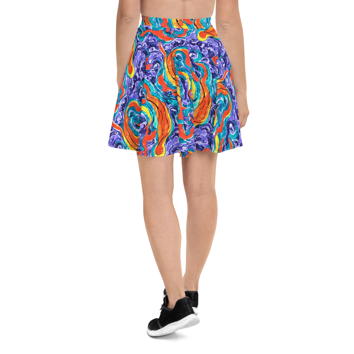 Skater Skirt - Galactic Waves