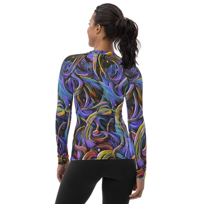 Women's Rash Guard - Tanning Twirl