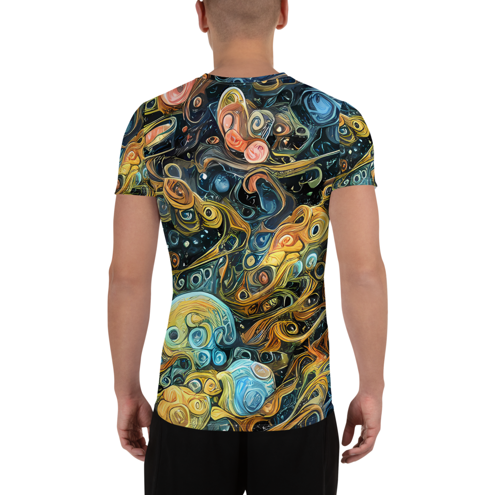Men's Athletic T-Shirt - Wild Cosmos
