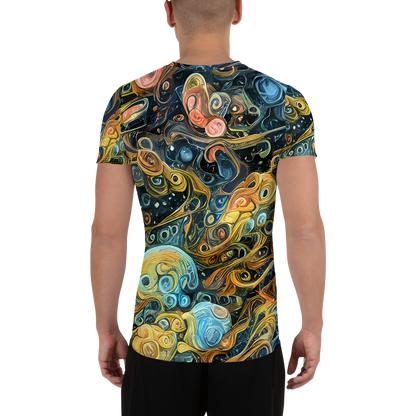 Men's Athletic T-Shirt - Wild Cosmos