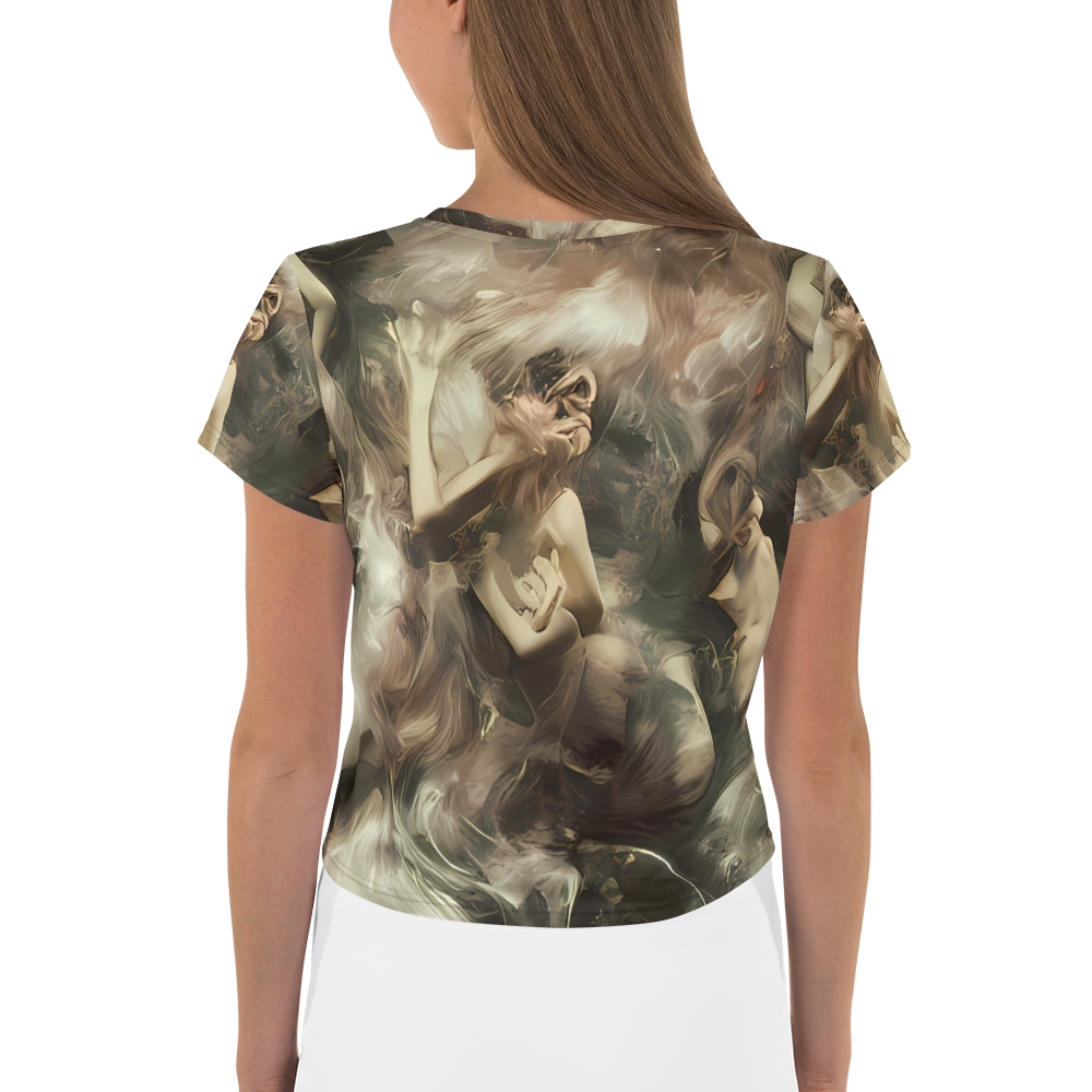 Women's Crop Tee - Ceramic Swirl