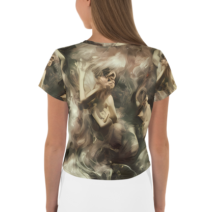 Women's Crop Tee - Ceramic Swirl