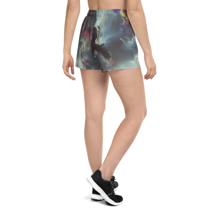 Women’s Athletic Shorts - Cosmic Dancer