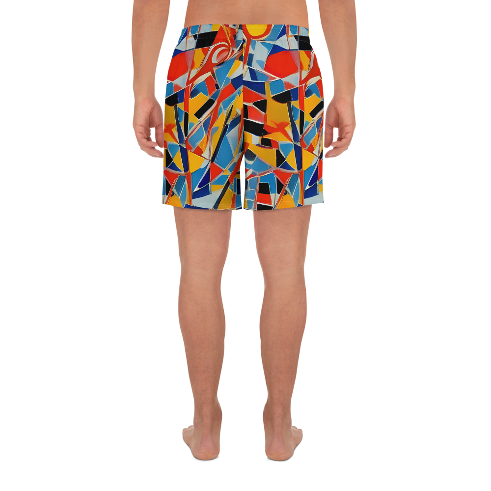 Men's Athletic Shorts - Abstract Mingle