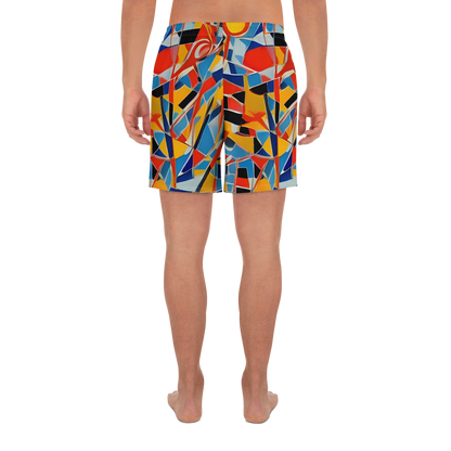 Men's Athletic Shorts - Abstract Mingle