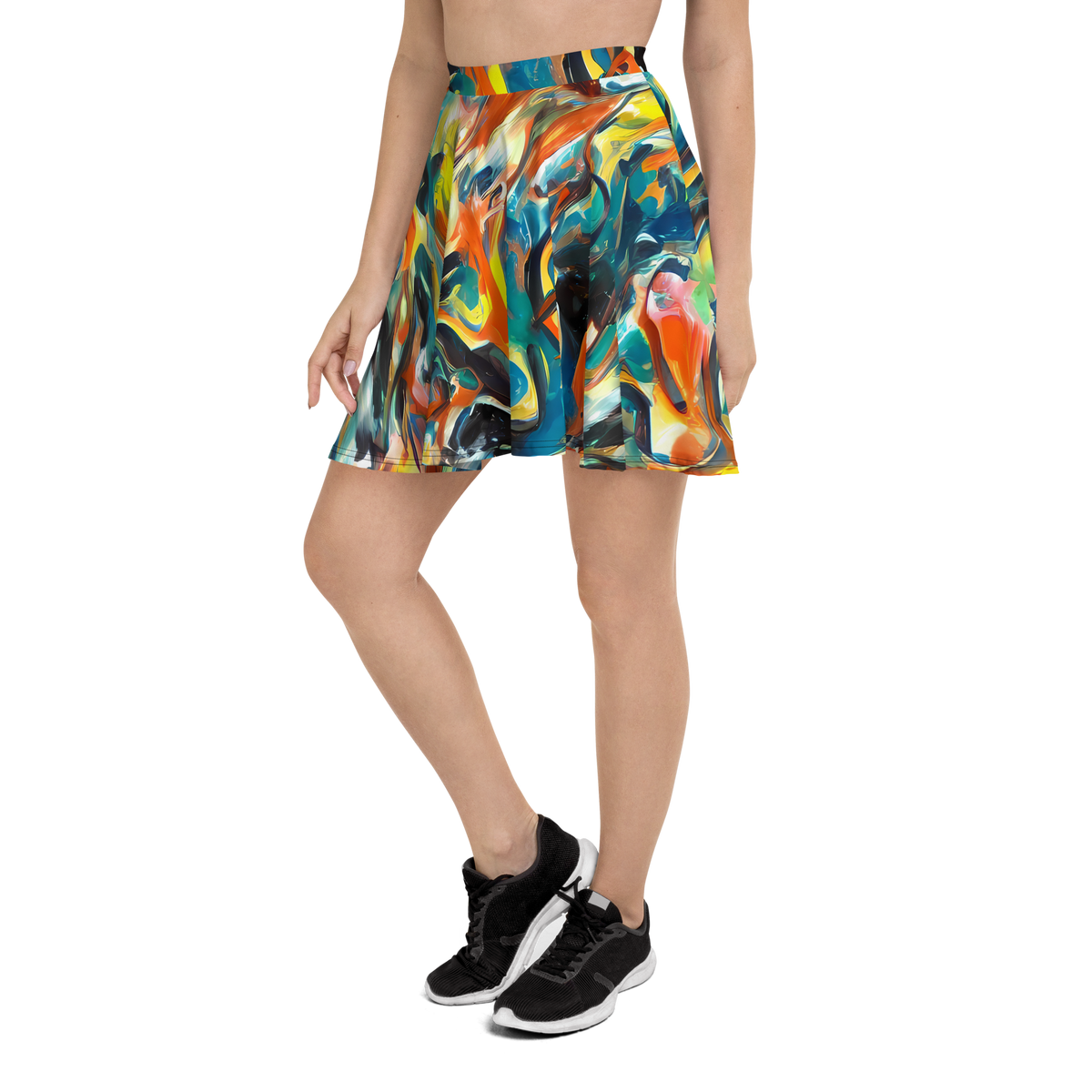 Skater Skirt - Chromatic Vortex