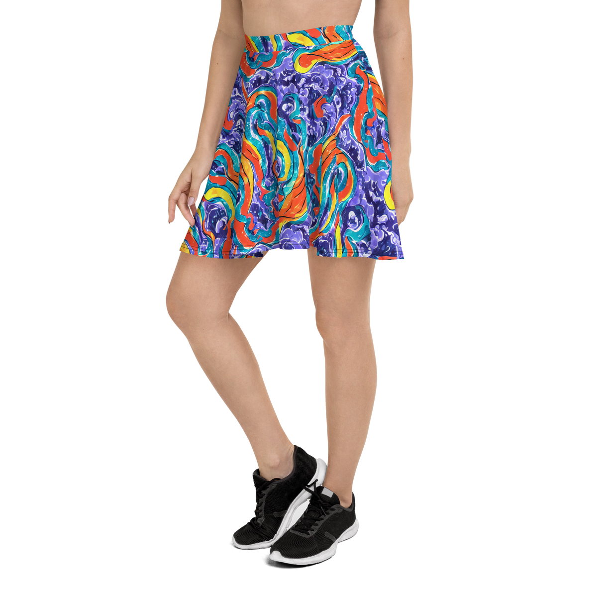 Skater Skirt - Galactic Waves