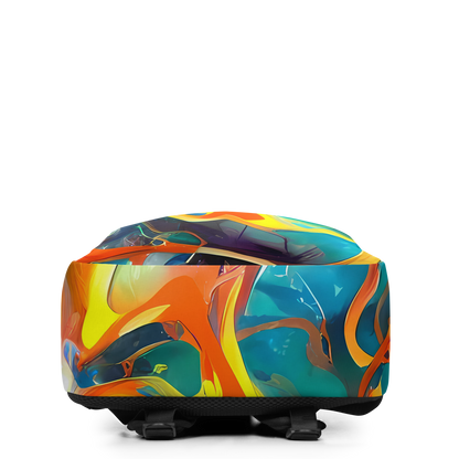 Minimalist Backpack - Cecily’S Swirl