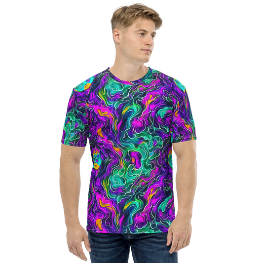 Men's Crew Neck T-Shirt - Vortex Dream
