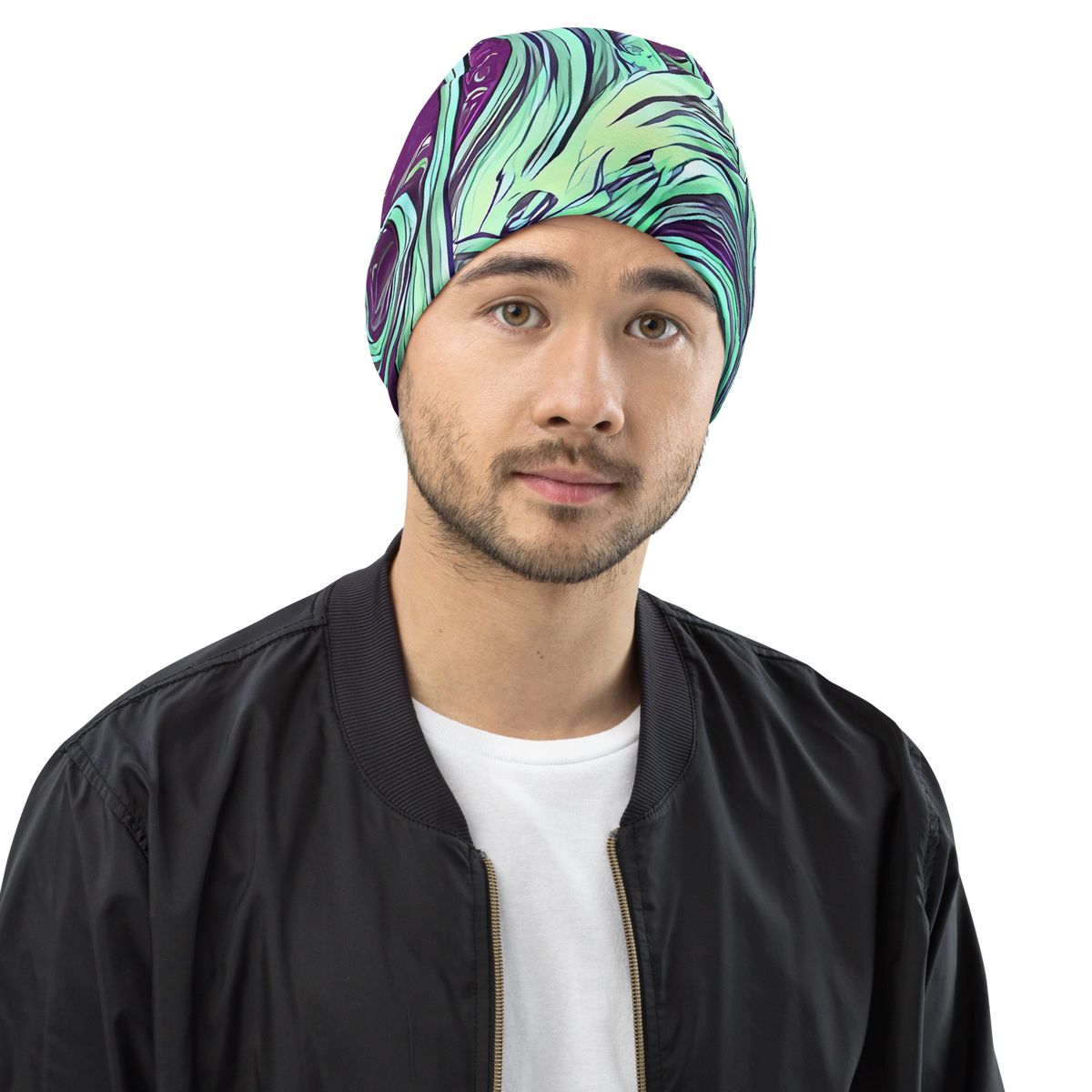 Beanie - Temple Swirls