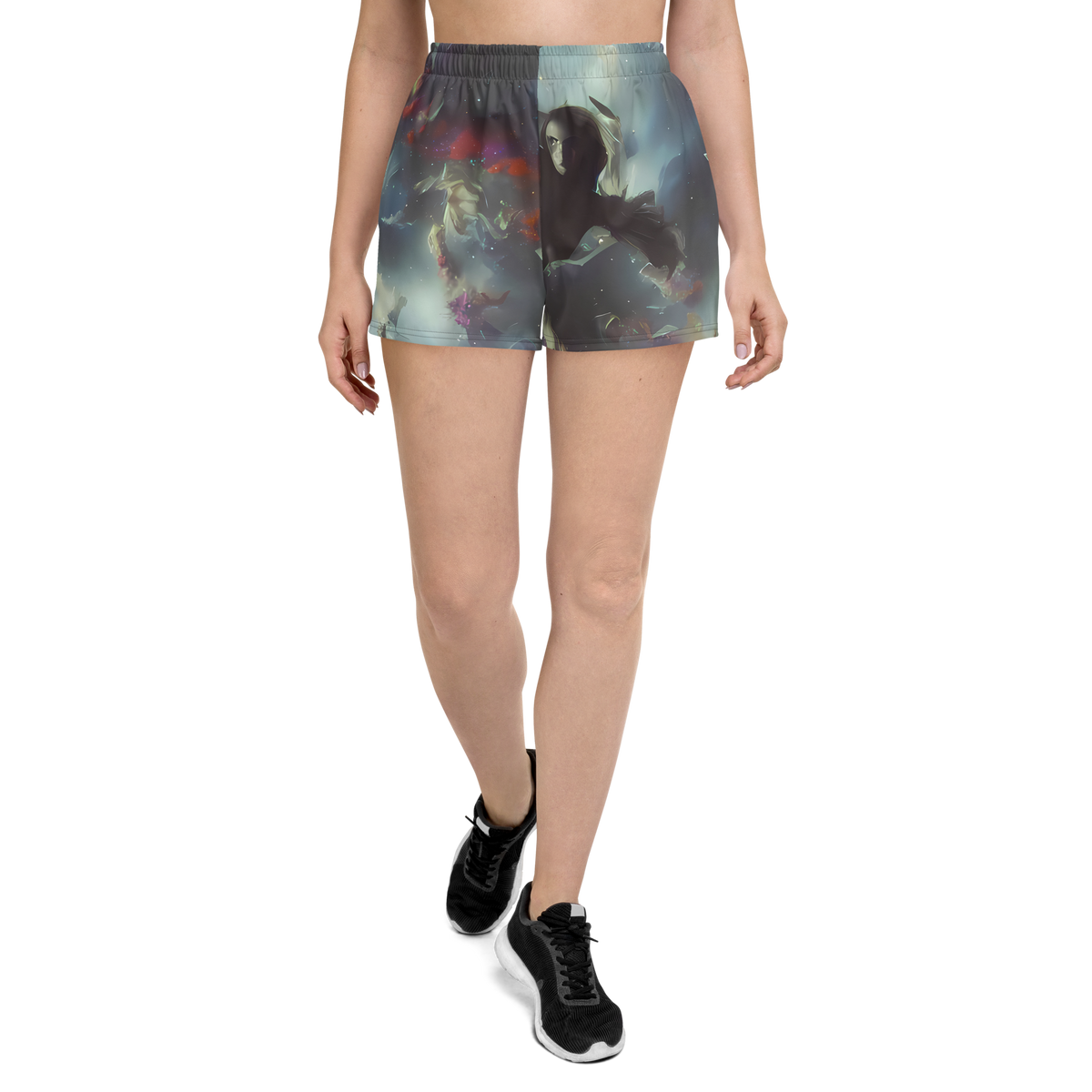 Women’s Athletic Shorts - Cosmic Dancer