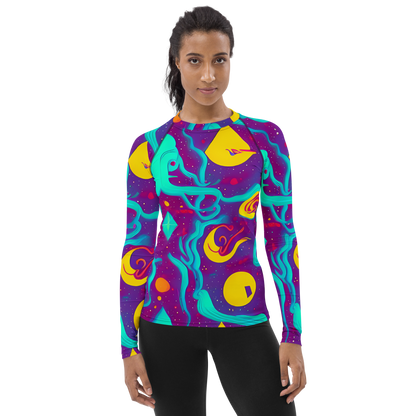 Women's Rash Guard - Cosmic Current