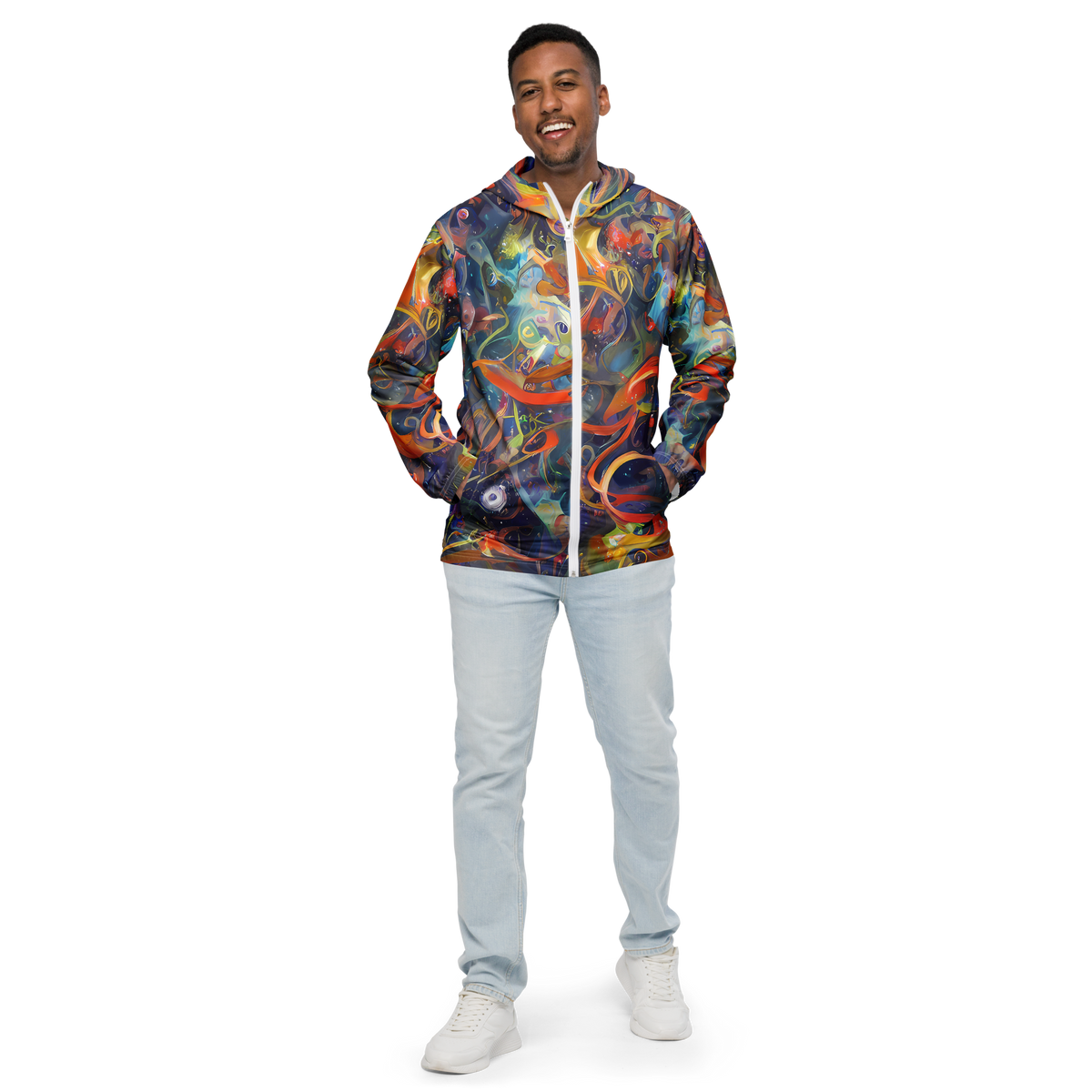 Men's Windbreaker - Spectral Swathe